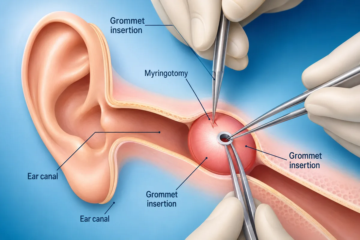Ear grommets in children