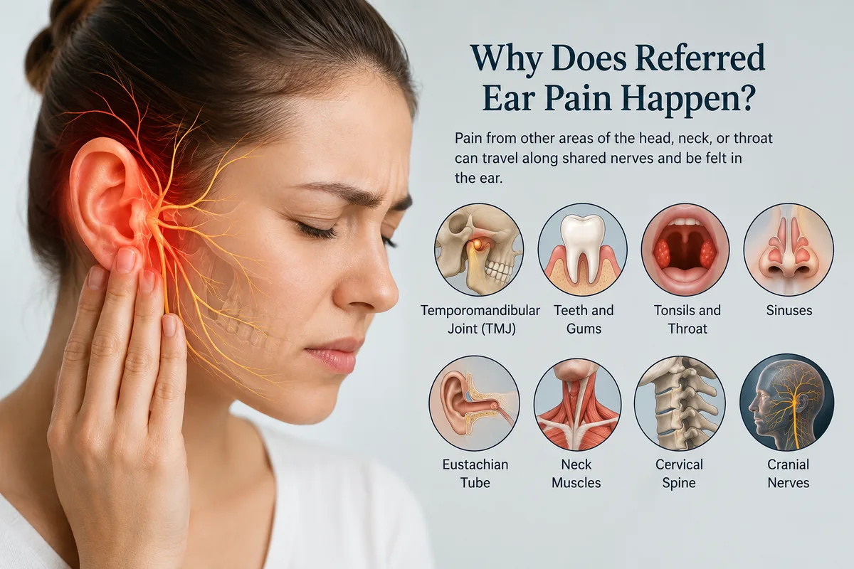 Ear pain without ear infection