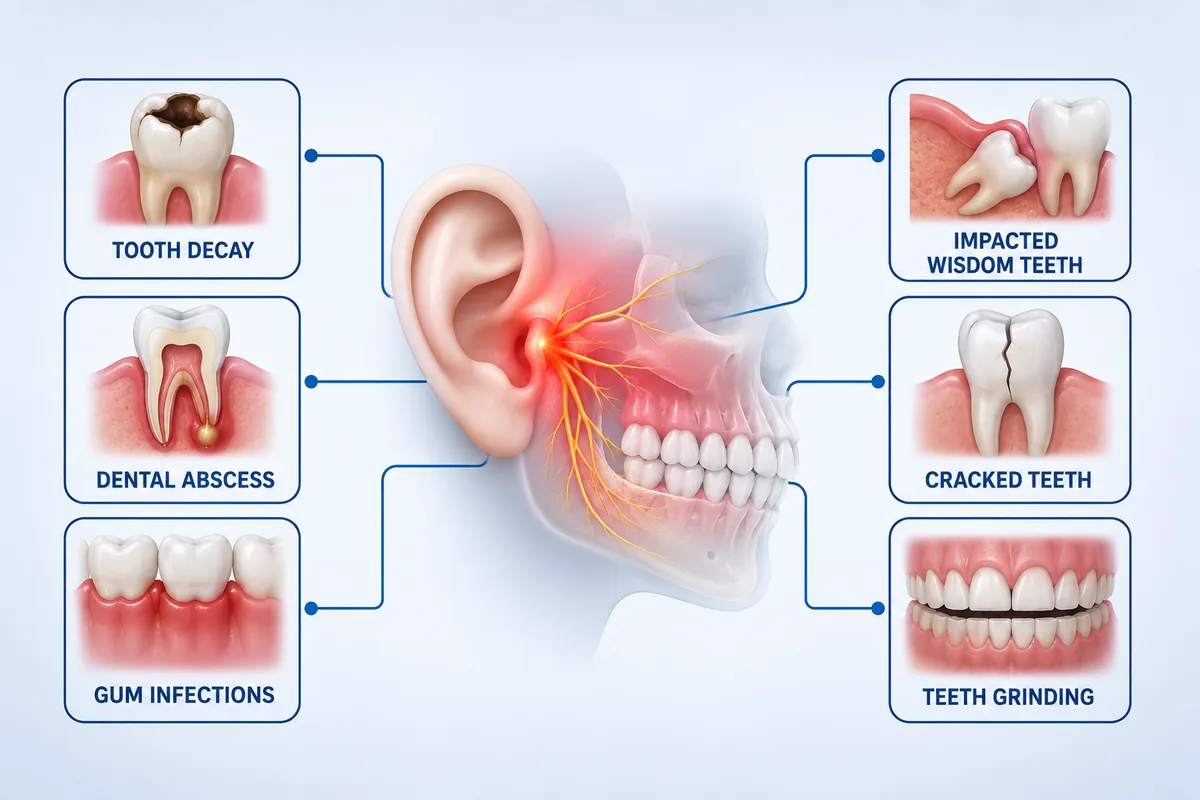 Ear pain without ear infection