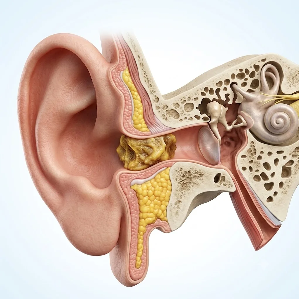 Ear wax buildup